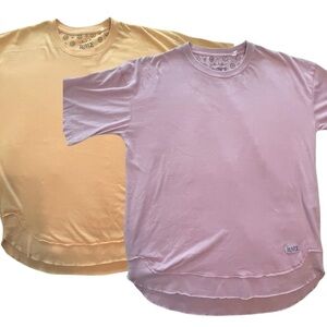 Royce tees bundle (2) peach/pink